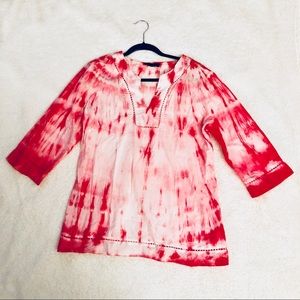 Tie dye coverup tunic NWOT